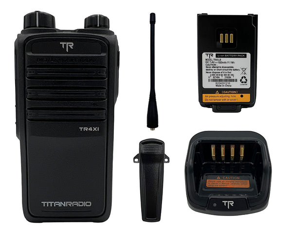 New Titan Radio TR4Xi UHF 400-470Mhz 32Ch 4W Digital/Analog DMR Radio